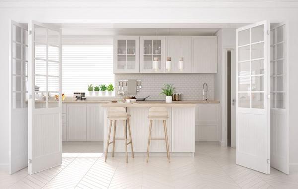 چگونه کابینت های سفید آشپزخانه را مثل روز اول تمیز کنیم؟